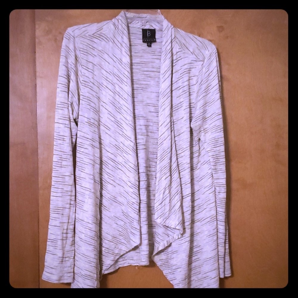 Open cardigan sweater